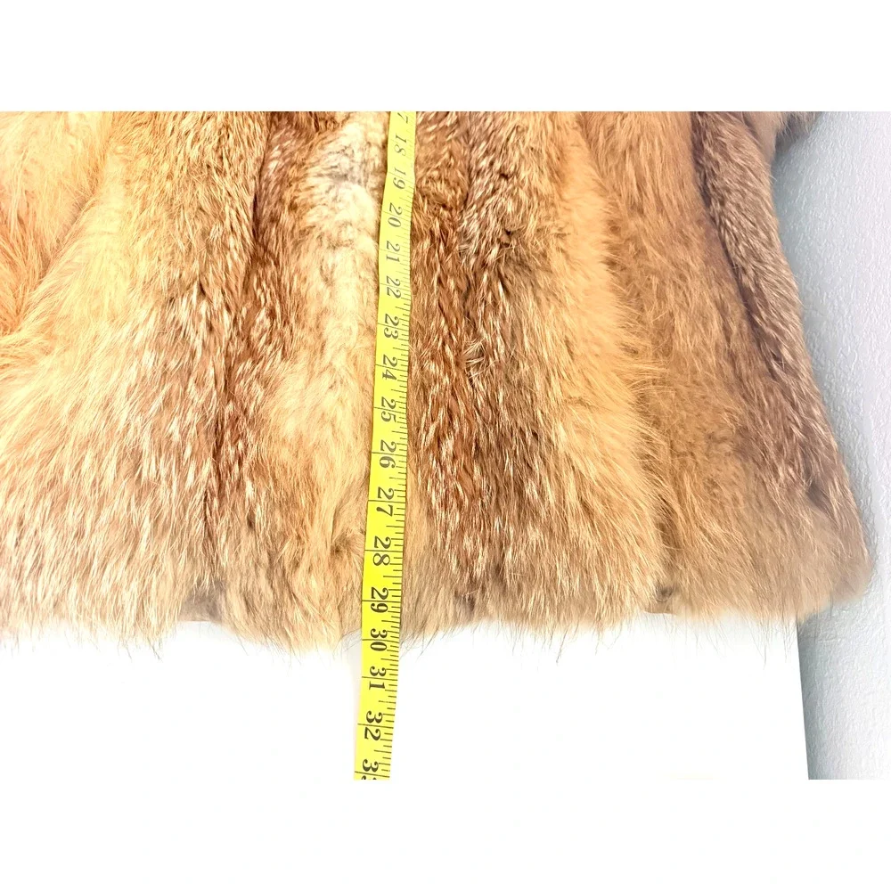 Saks Fifth Avenue Golden Fur Jacket - Picture 10 of 16